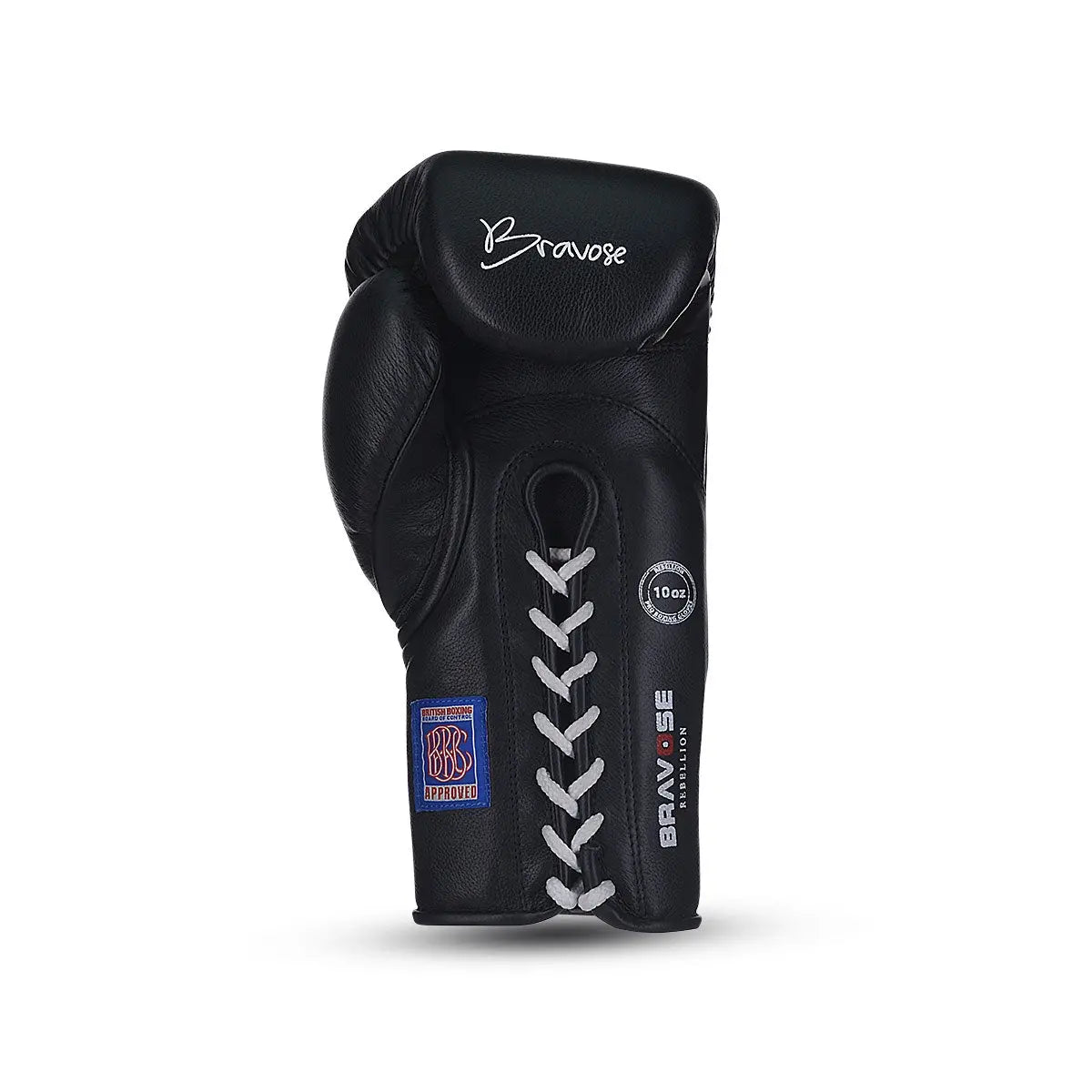 Rebellion Professional Fight Gloves Black Bravose