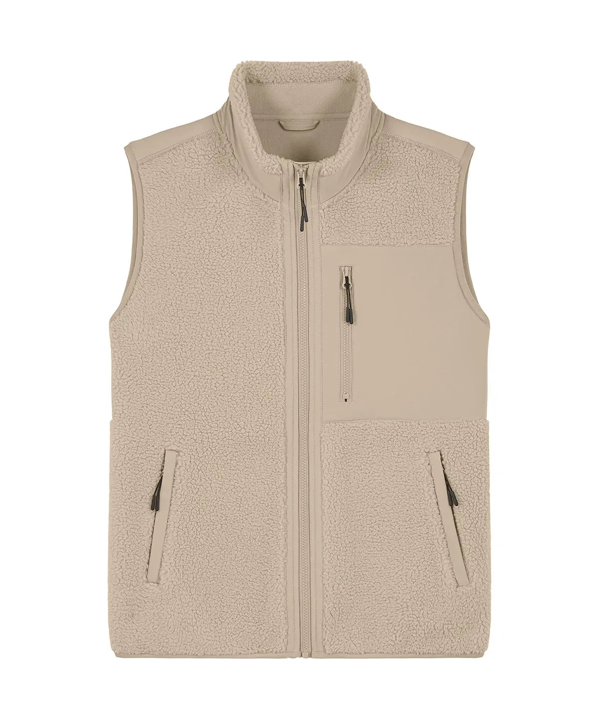 Recycled Sherpa Fleece Bodywarmer: Unisex Earth Wardrobe