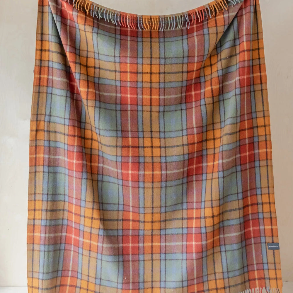 Recycled Wool Blanket in Buchanan Antique Tartan TartanBlanketCo