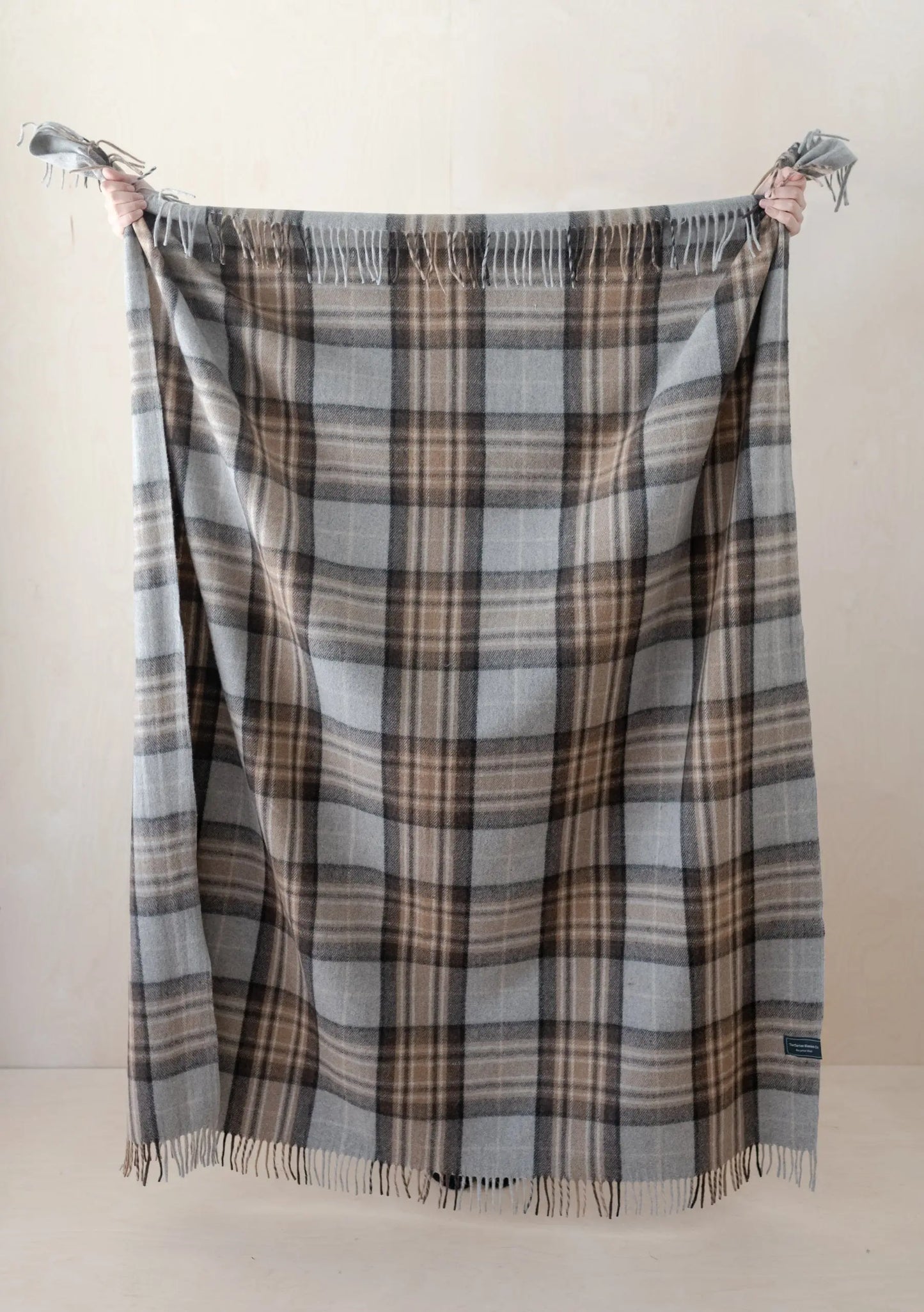 Recycled Wool Blanket in Mackellar Tartan TartanBlanketCo