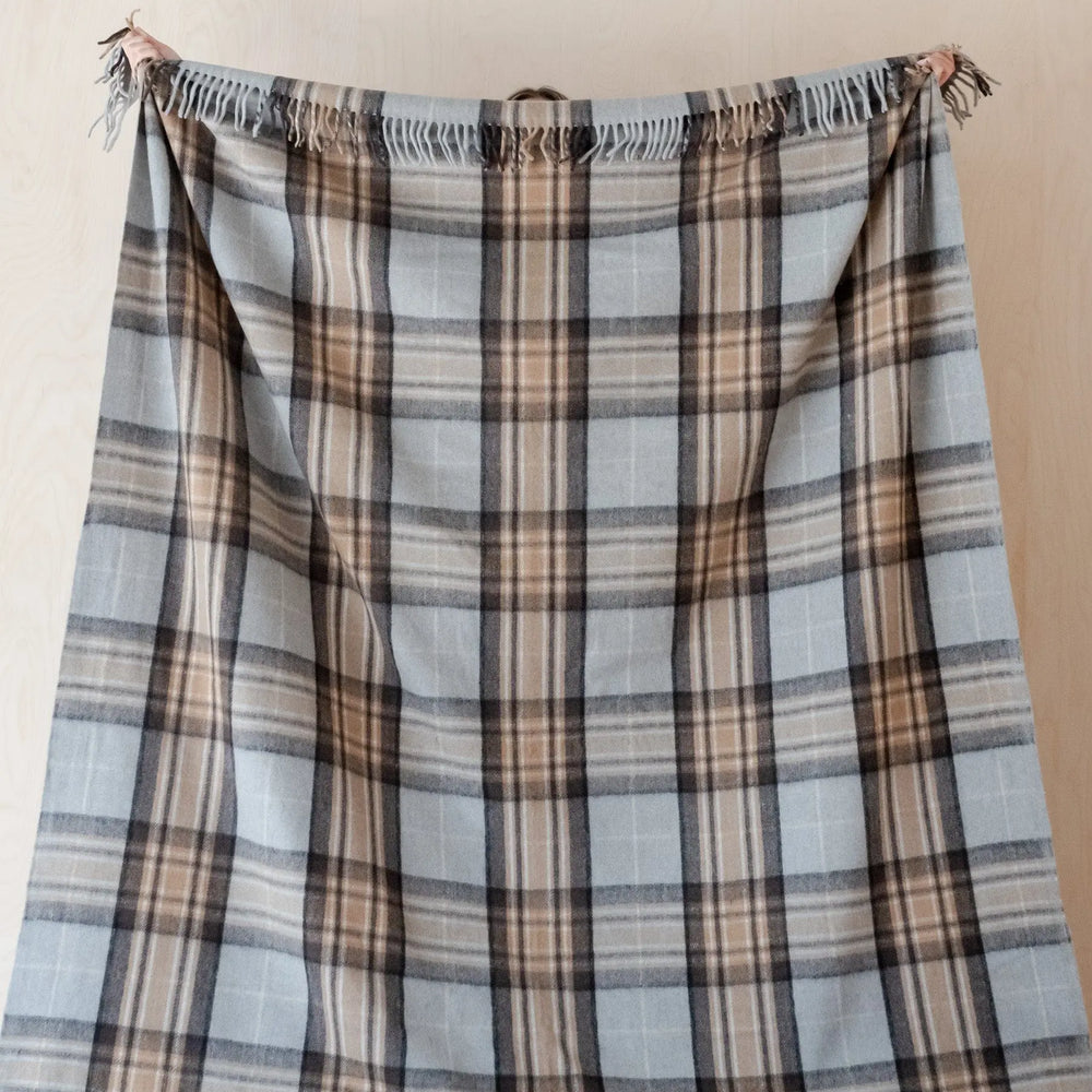 Recycled Wool Extra Large Blanket in Mackellar Tartan TartanBlanketCo