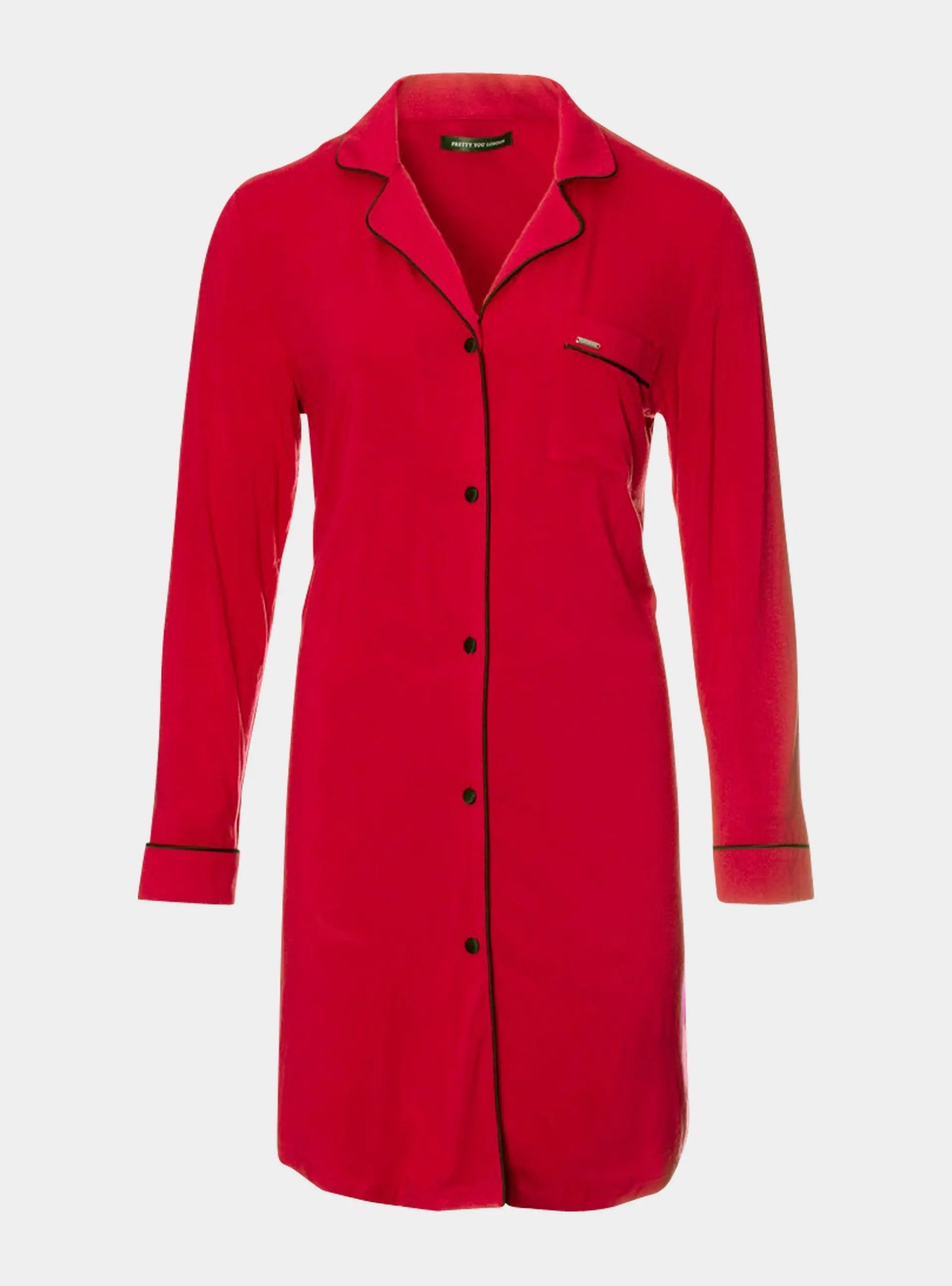 Red Bamboo Nightshirt Pretty You London
