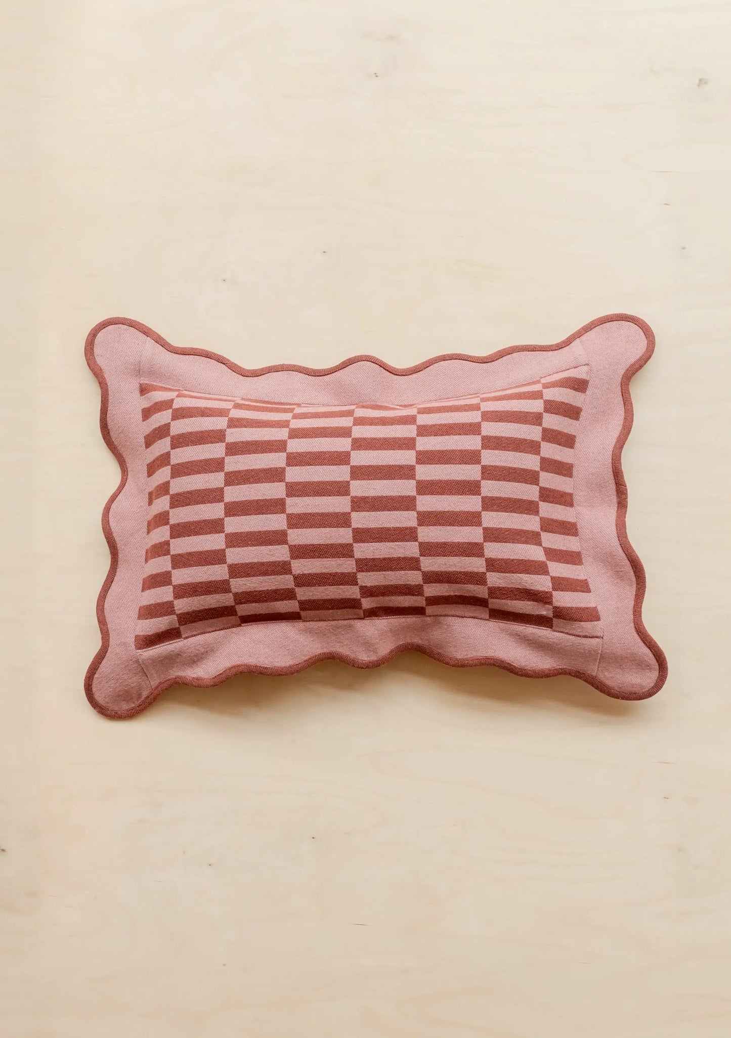 Red Checkerboard Cotton Cushion Cover TartanBlanketCo