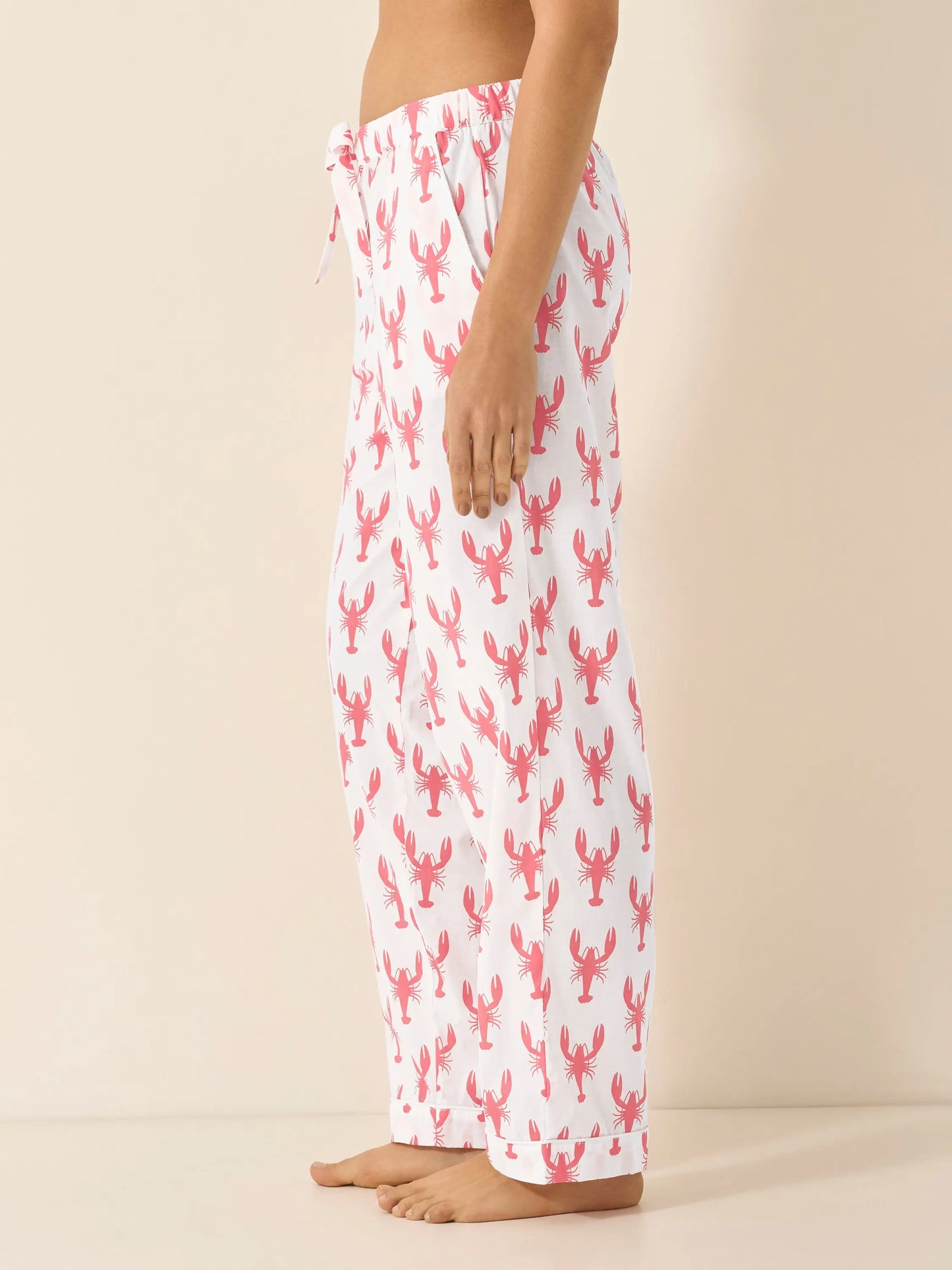 Red Lobster Women's Organic Cotton Pyjama Trouser Myza