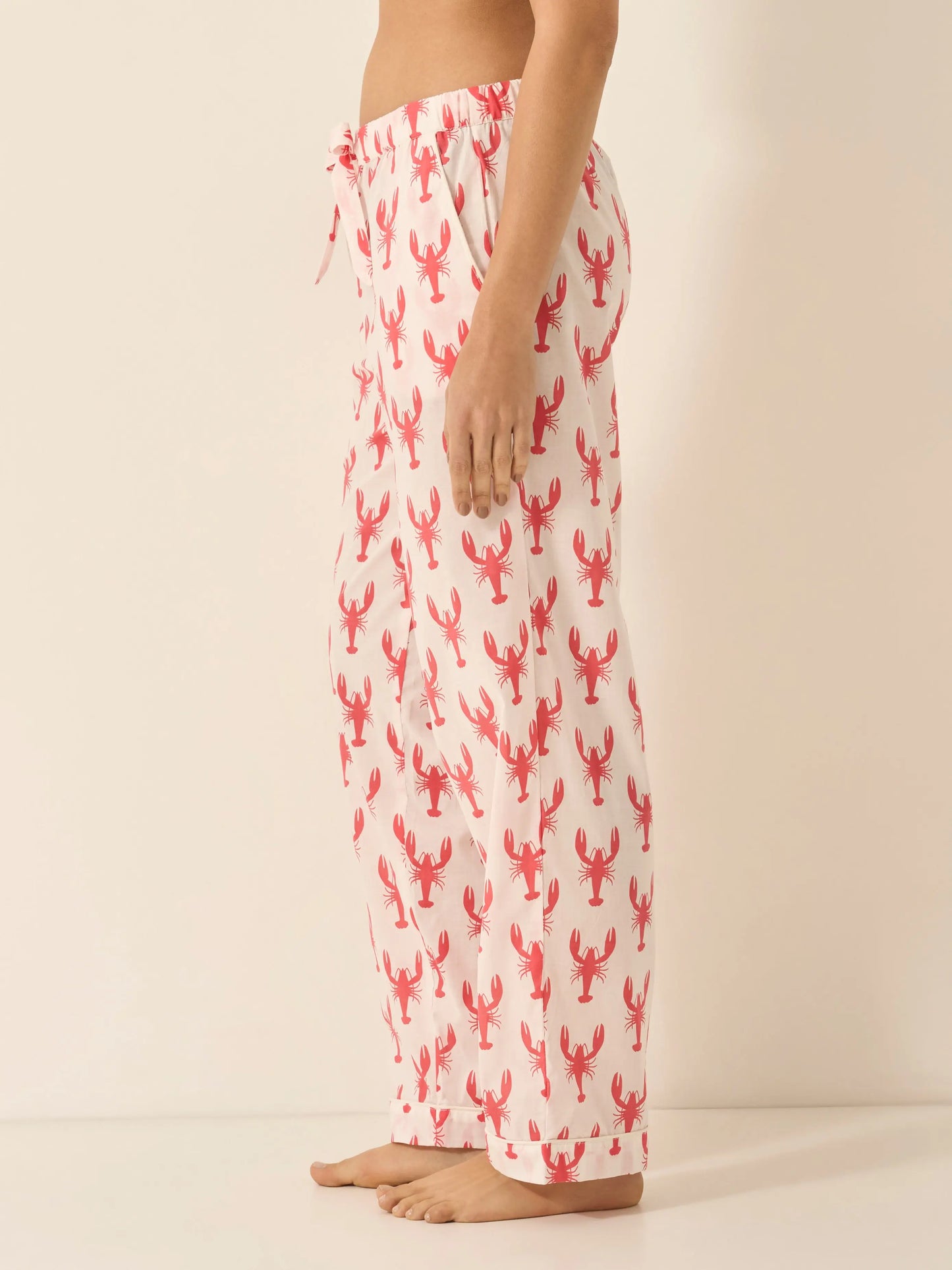 Red Lobster Women's Organic Cotton Pyjama Trouser Myza