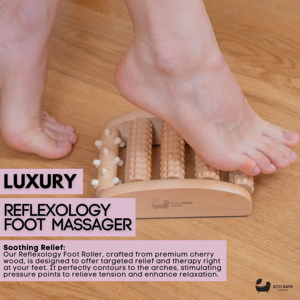 Reflexology Foot Roller | Best to Use Under Work/Study Table Eco Bath London