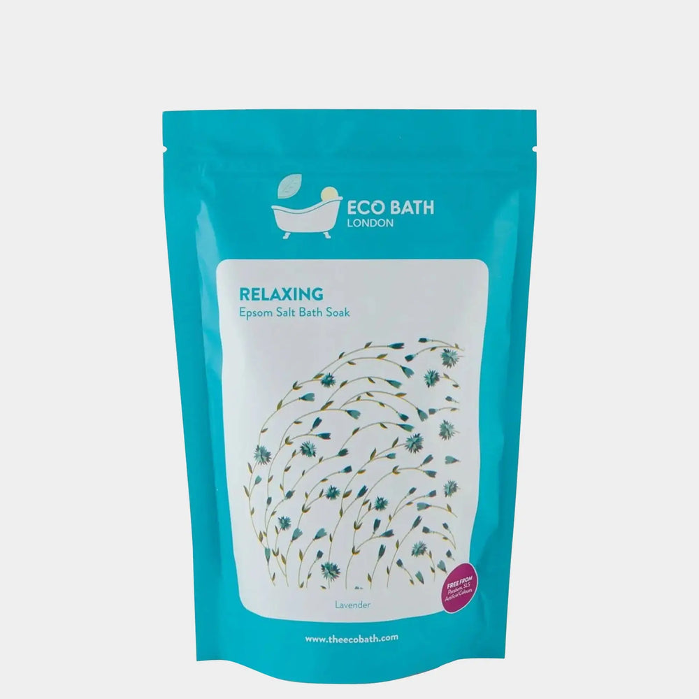 Relaxing Epsom Salt Bath Soak - Pouch Eco Bath London