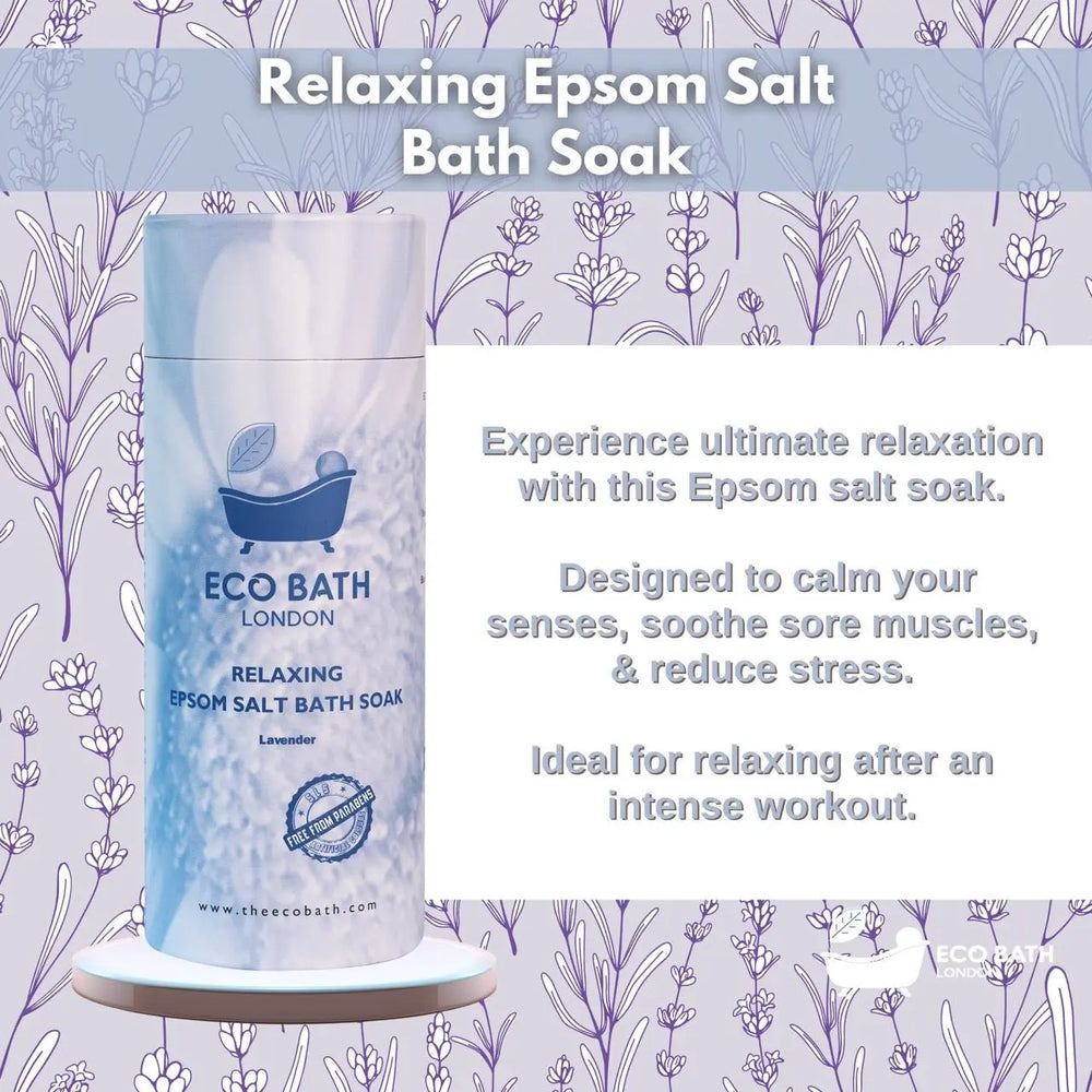 Relaxing Epsom Salt Bath Soak - Tube Eco Bath London
