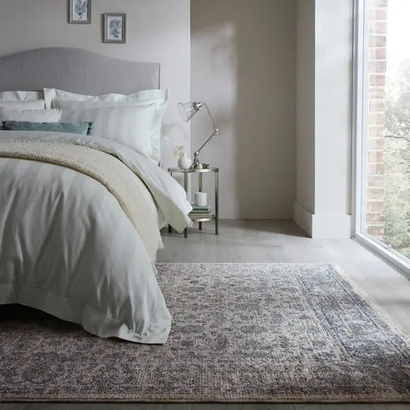 Remy Traditional Floral Rug Dunelm