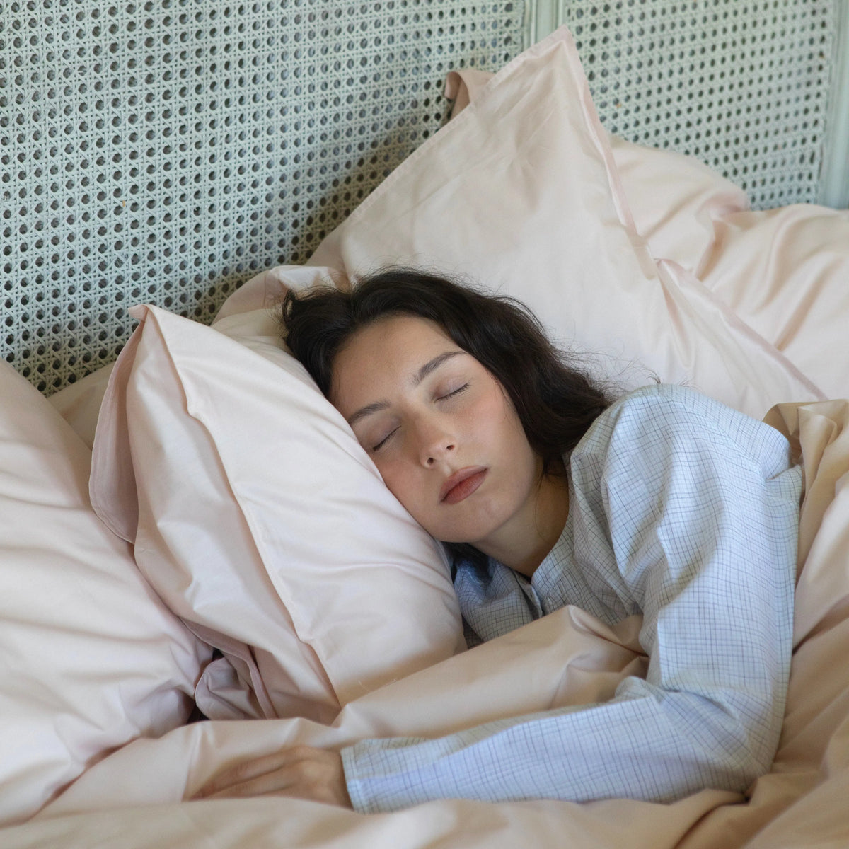 Rest Blush Cotton Bet Set Dormitory