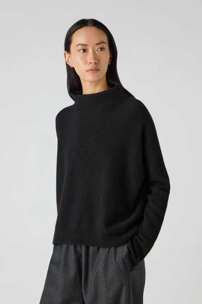 Retreat Cashmere Sweater-black Bamford