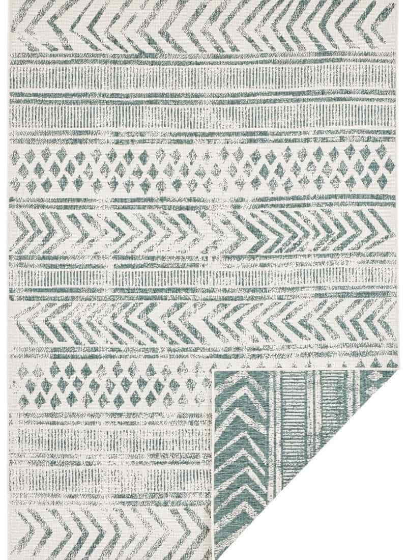 Reversible Geometric Indoor-Outdoor Flatweave Rug The Rugs