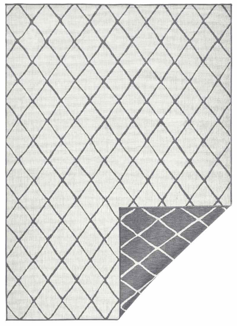 Reversible Indoor-Outdoor Geometric Flatweave Rug The Rugs