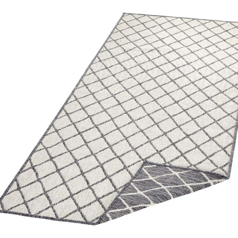 Reversible Indoor-Outdoor Geometric Flatweave Rug The Rugs