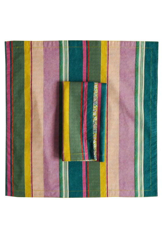 Reversible Stitch Napkin Set Made With Liberty Fabric ARCHIVE SWATCH & MICHELLE Coco & Wolf