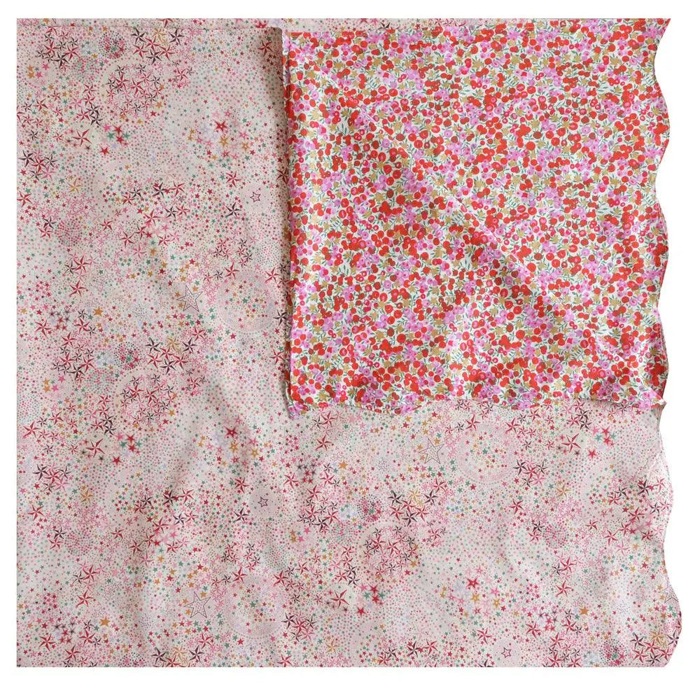 Reversible Wavy Tablecloth Made With Liberty Fabric ADELAJDA'S WISH & WILTSHIRE STAR Coco & Wolf