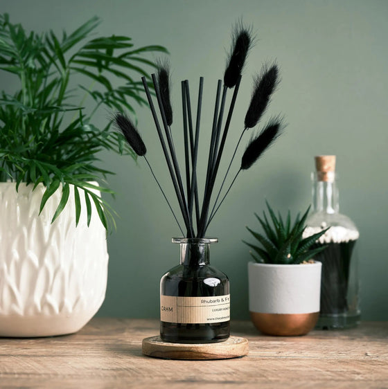 Rhubarb and Freesia Reed Diffuser - Black CAHM