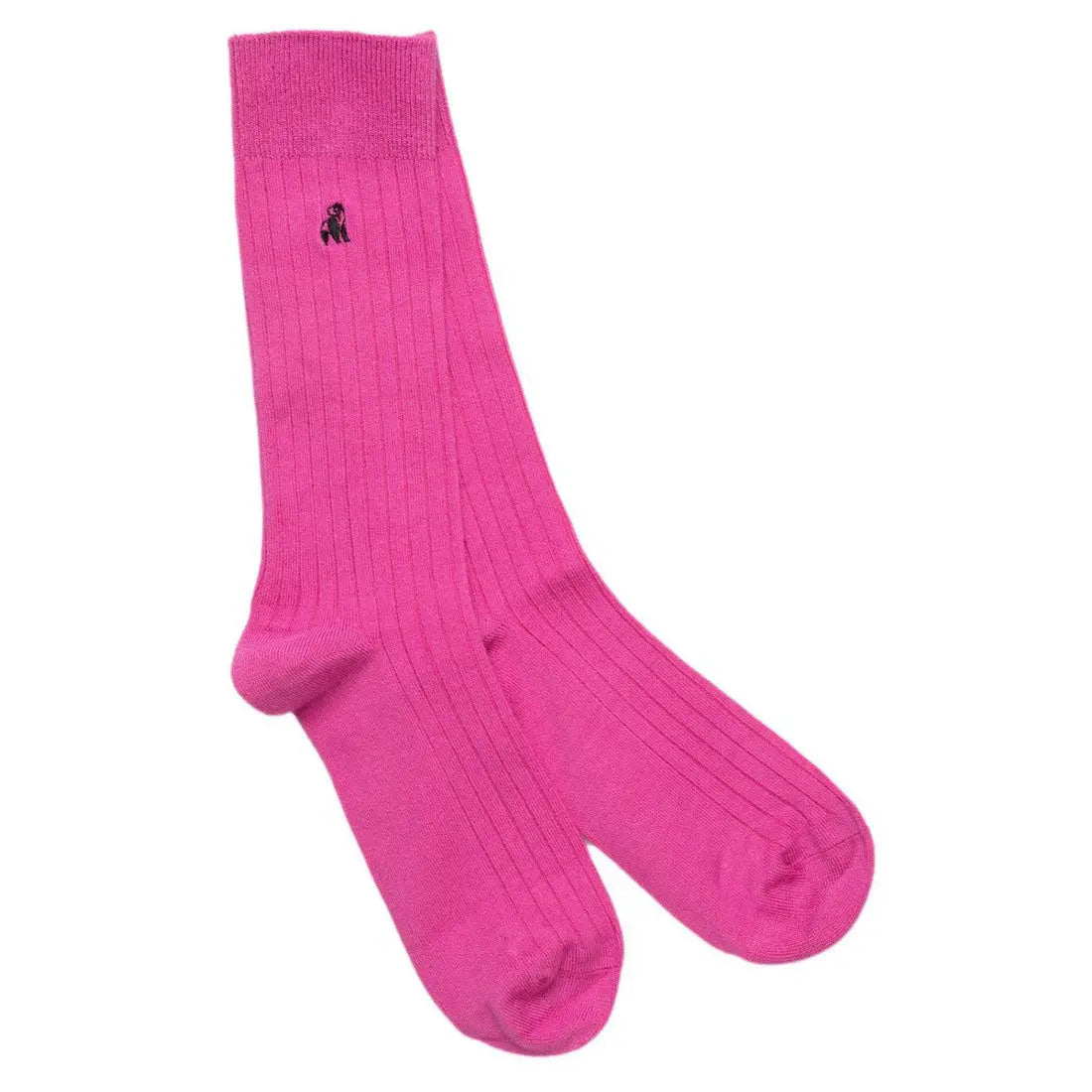 Rich Pink Bamboo Socks Swole Panda