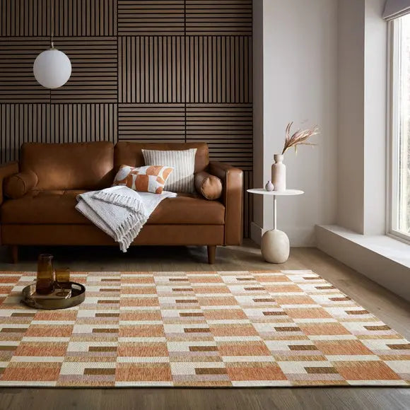 Riley Block Geometric Rug Dunelm