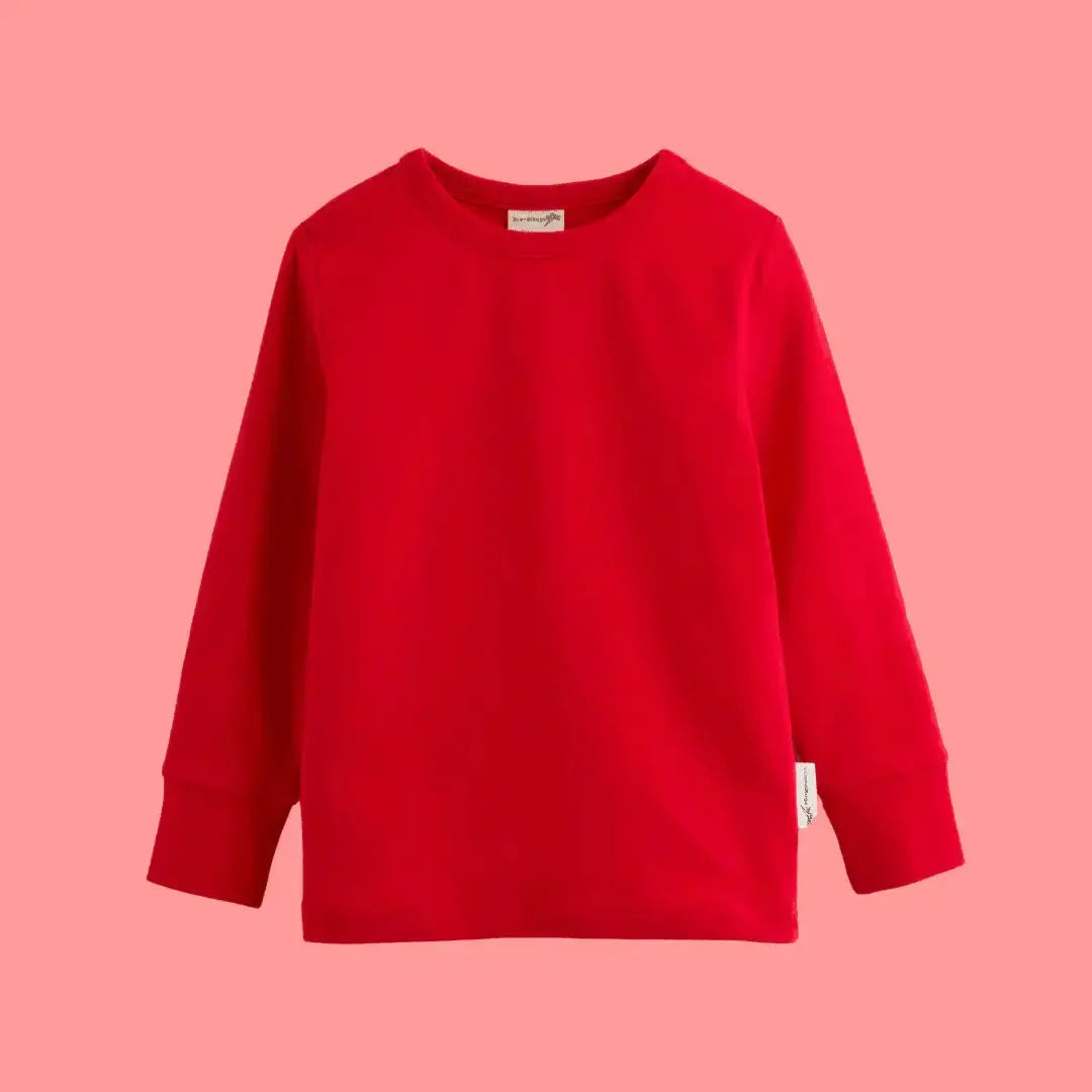 Roaring Red Kids Organic Long Sleeve Top ScandiBugs