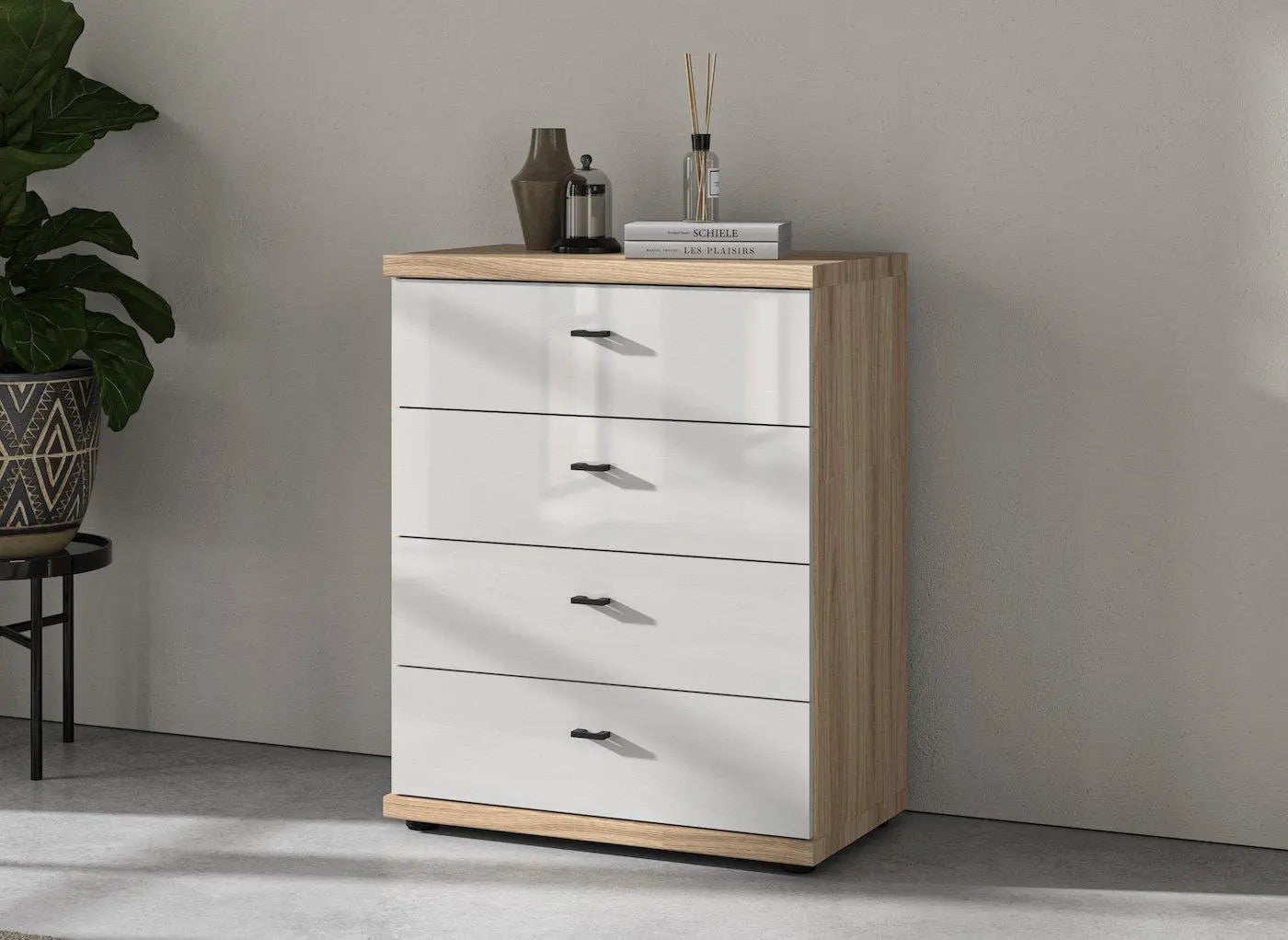Roberts 4 Drawer Chest - Grey Dreams