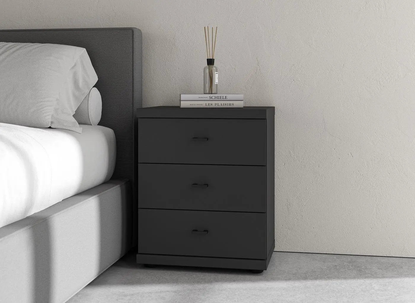 Roberts Drawer Bedside - White Dreams