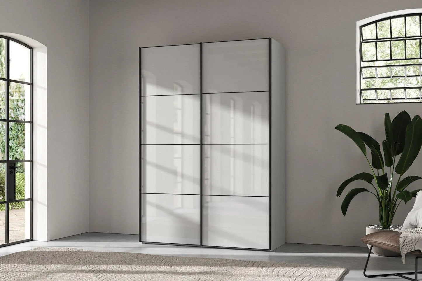 Roberts Small 2-Door Wardrobe - White Dreams