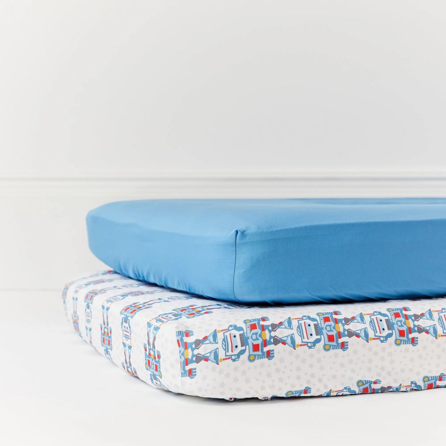 Robot Organic Cotton Fitted Sheet Kabode