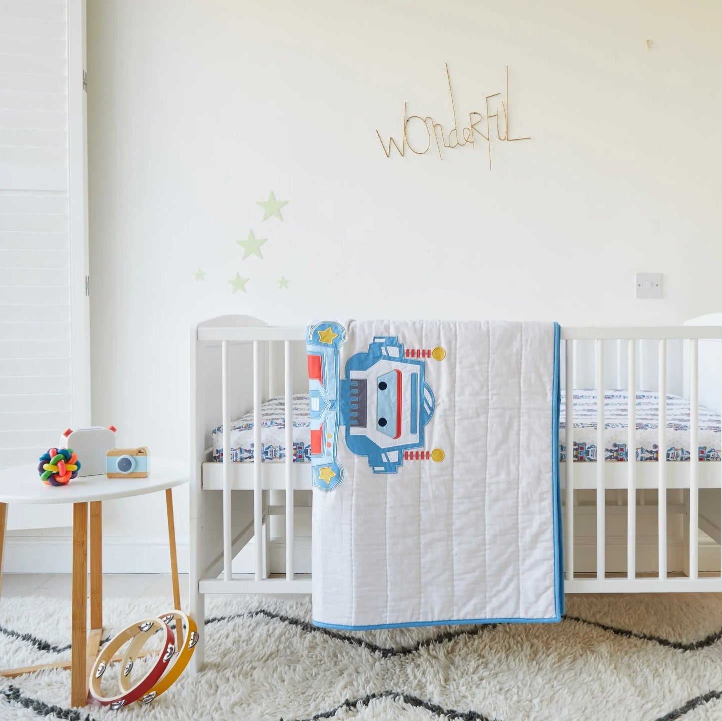 Robot Organic Cotton Quilt Kabode