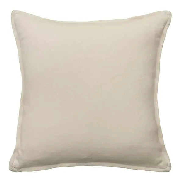 Rocco Chalk, Sustainable Feather, Cushion With Trim/Fringe & Linen & Linen Blend Plain Andrew Martin