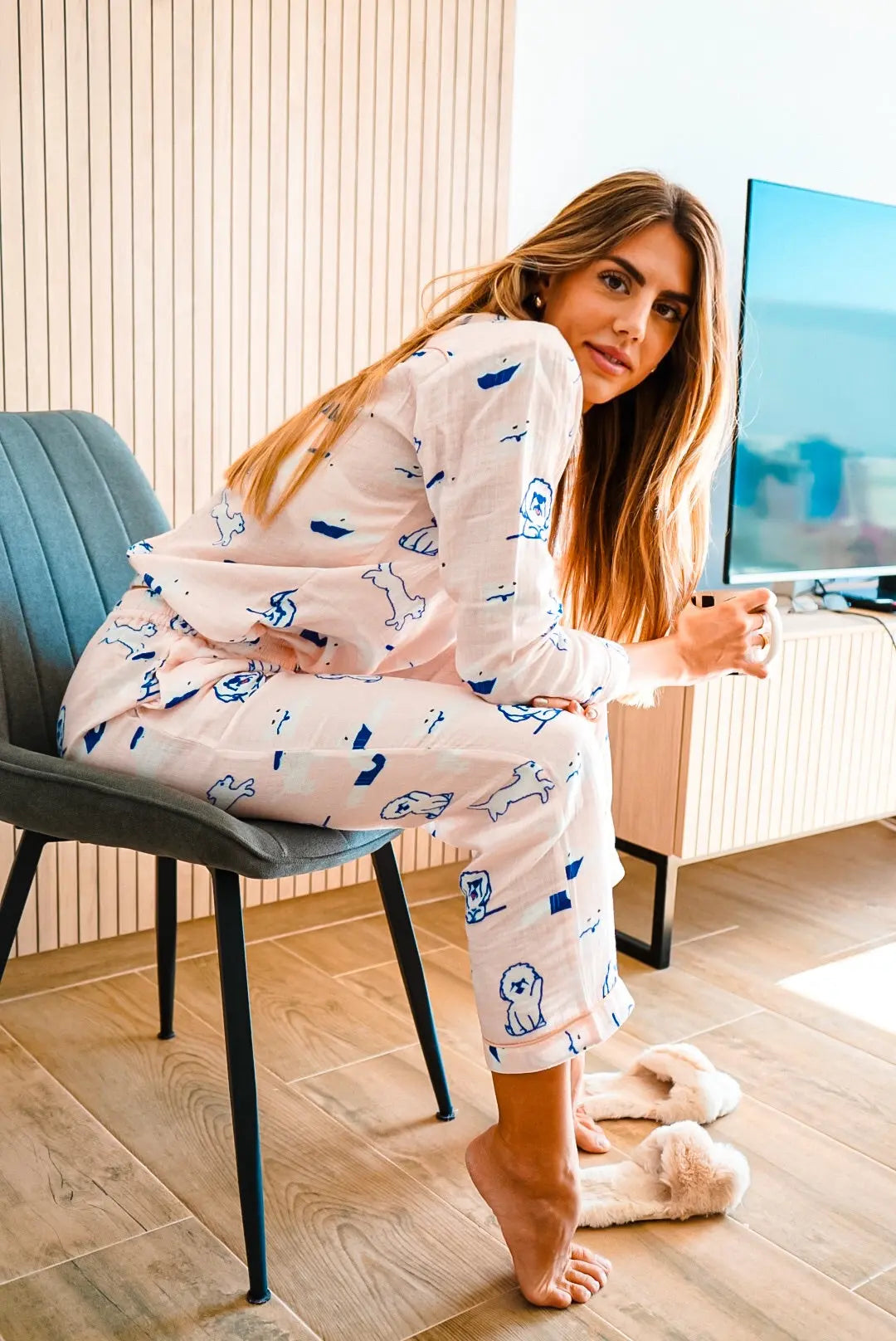 Rocco Pure Cotton Gauze Pyjamas Naree Clothing