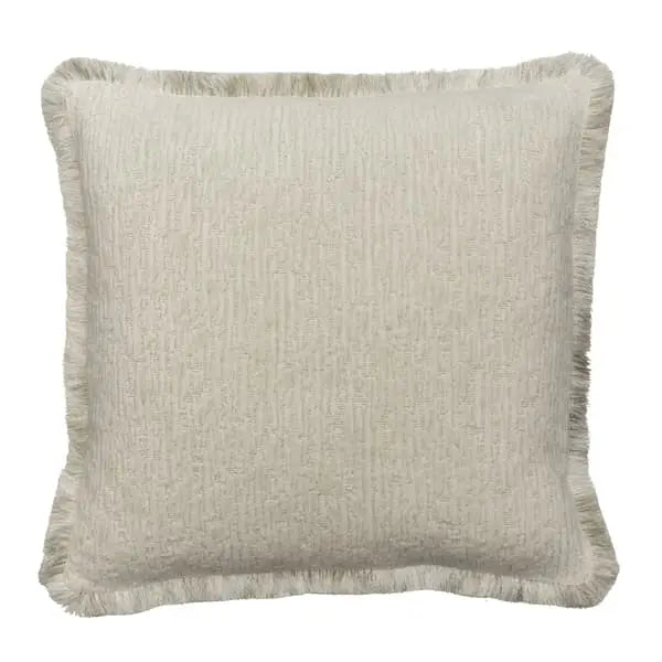 Roma Ivory, Sustainable Feather, Cushion Sophie Paterson Linen Blend & Velvet Plain & Plain Texture Andrew Martin