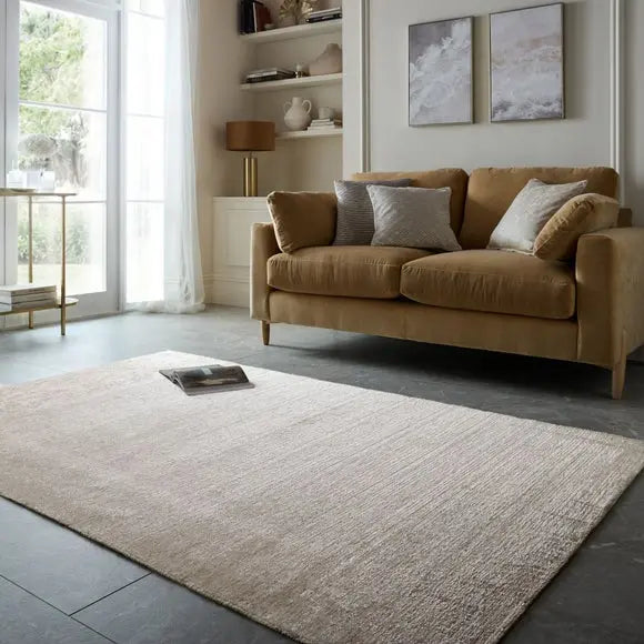 Roma Striped Washable Rug Dunelm