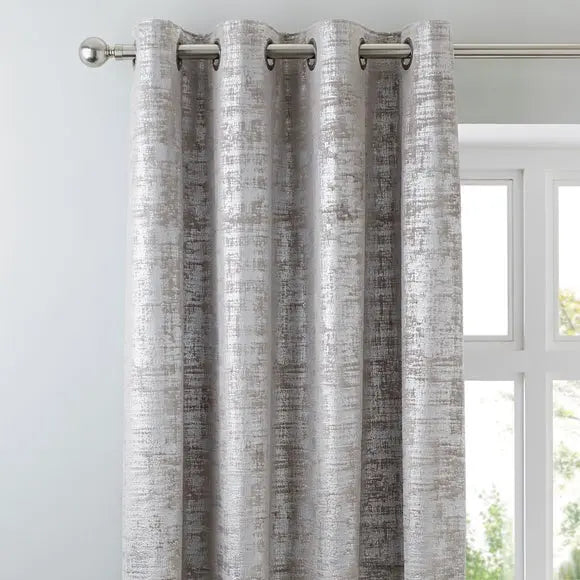 Romano Velour Eyelet Curtains Dunelm