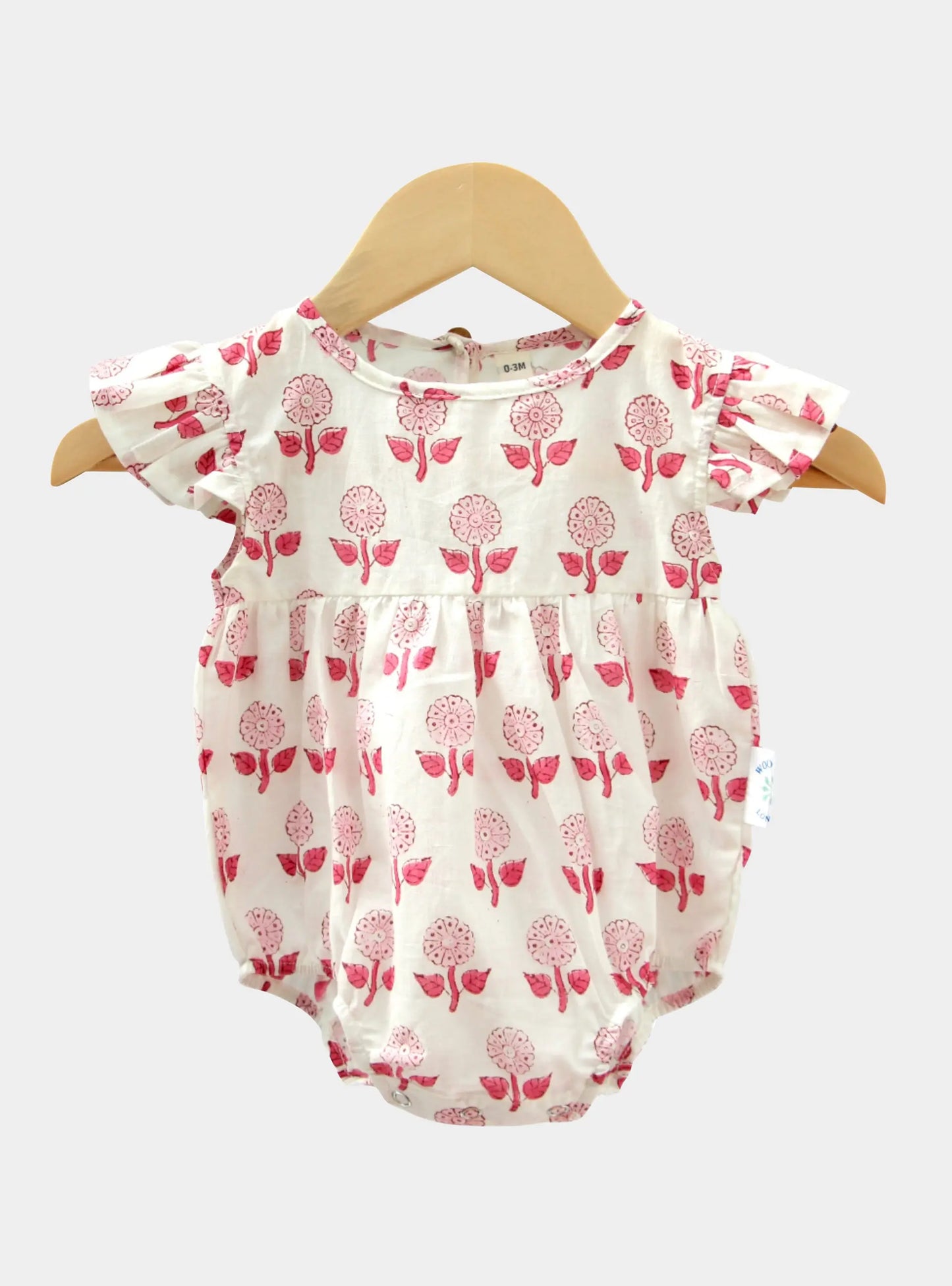 Rose Floral Frilly Bodysuit WooWoo London