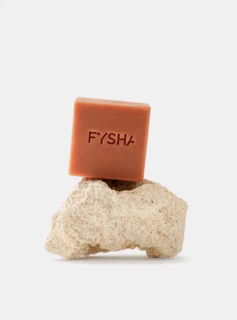 Rose Geranium & French Red Clay Solid Vegan Cleanser FYSHA