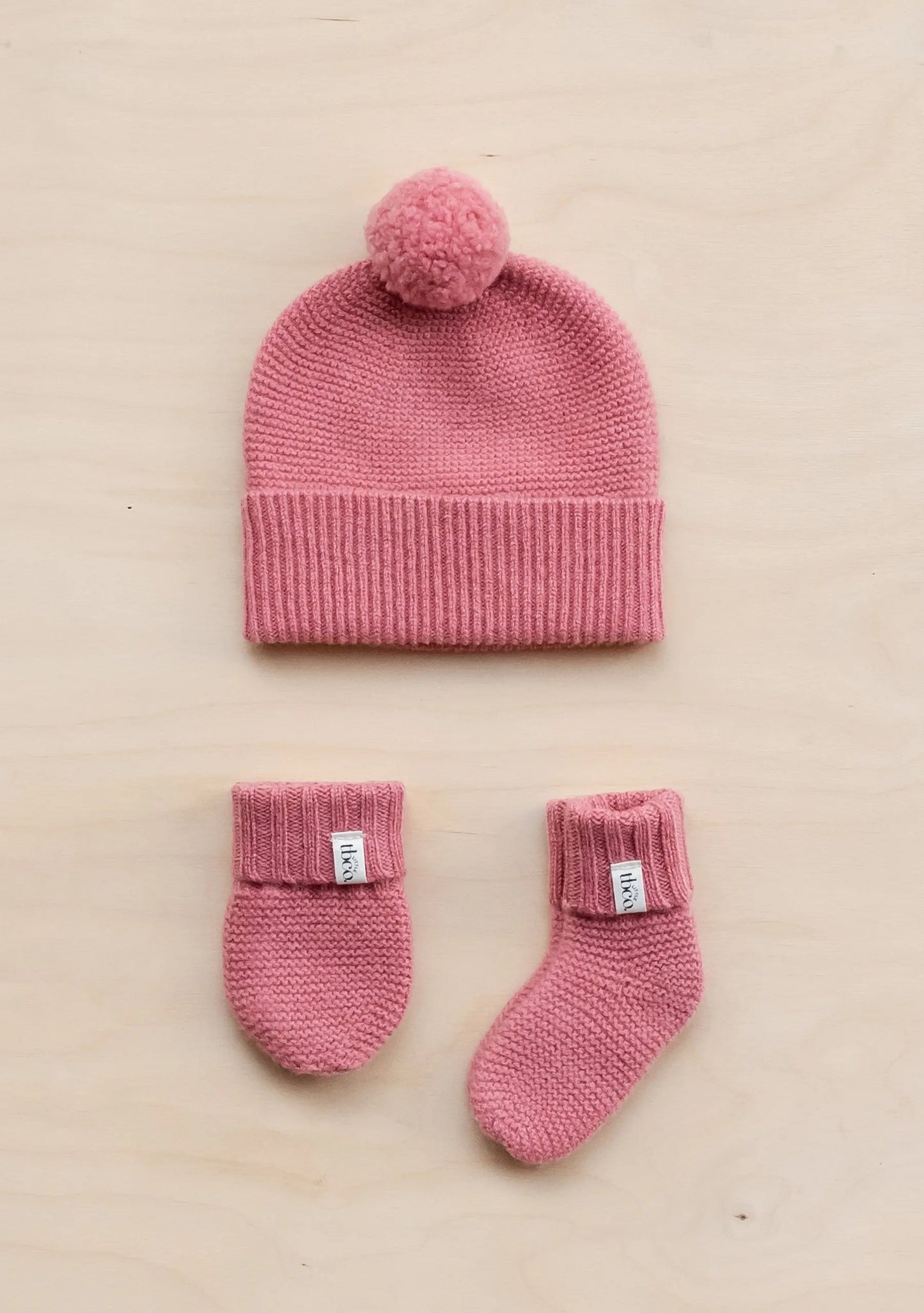 Rose Merino Beanie, Gloves, Socks Bundle TartanBlanketCo