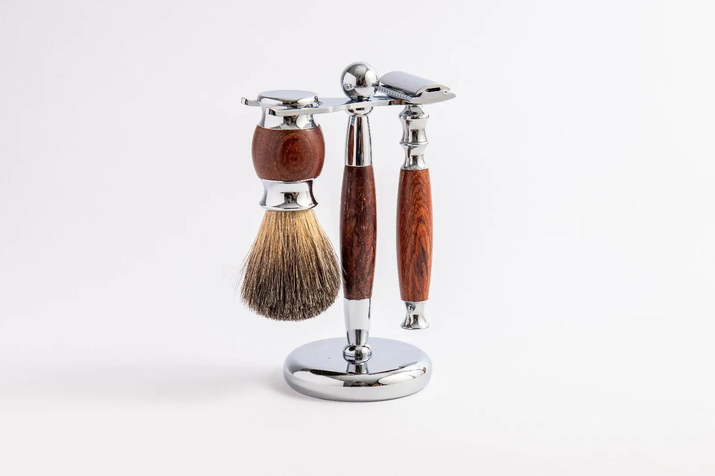 Rose Wood Shaving Set Eco Bath London