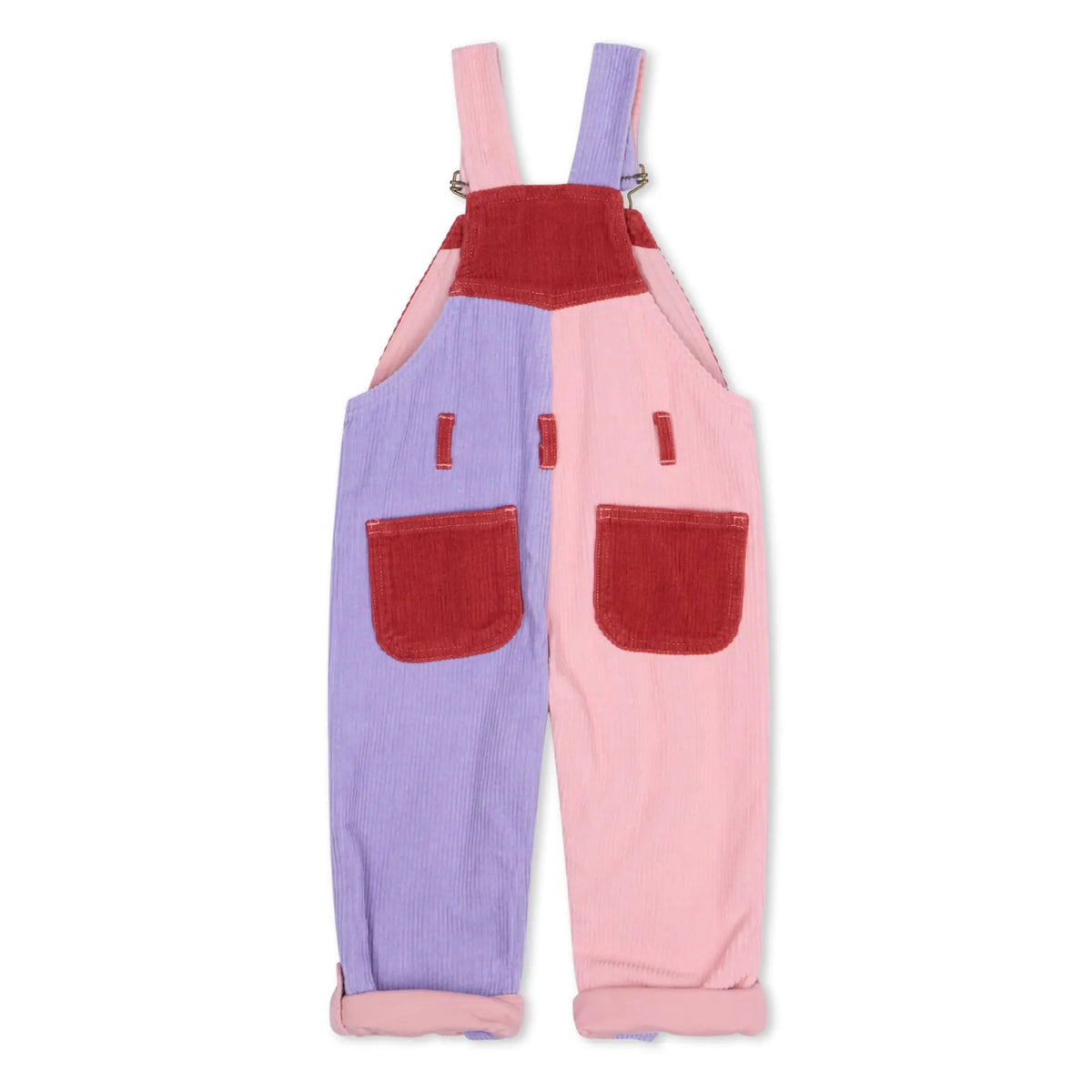 Rosebed Patchwork Chunky Cord Dungarees Dotty Dungarees