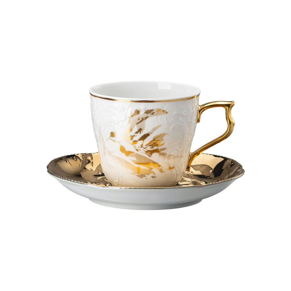 Rosenthal Rosenthal Heritage Midas Cup With Saucer White-Gold Rosenthal