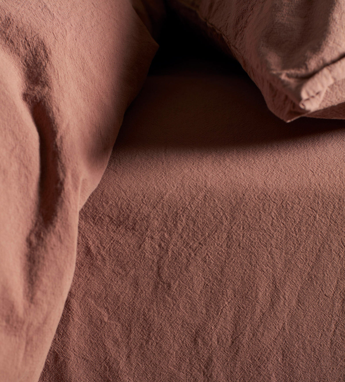 Rosewood Simply Organic Cotton Fitted Sheet - The Secret Linen Store