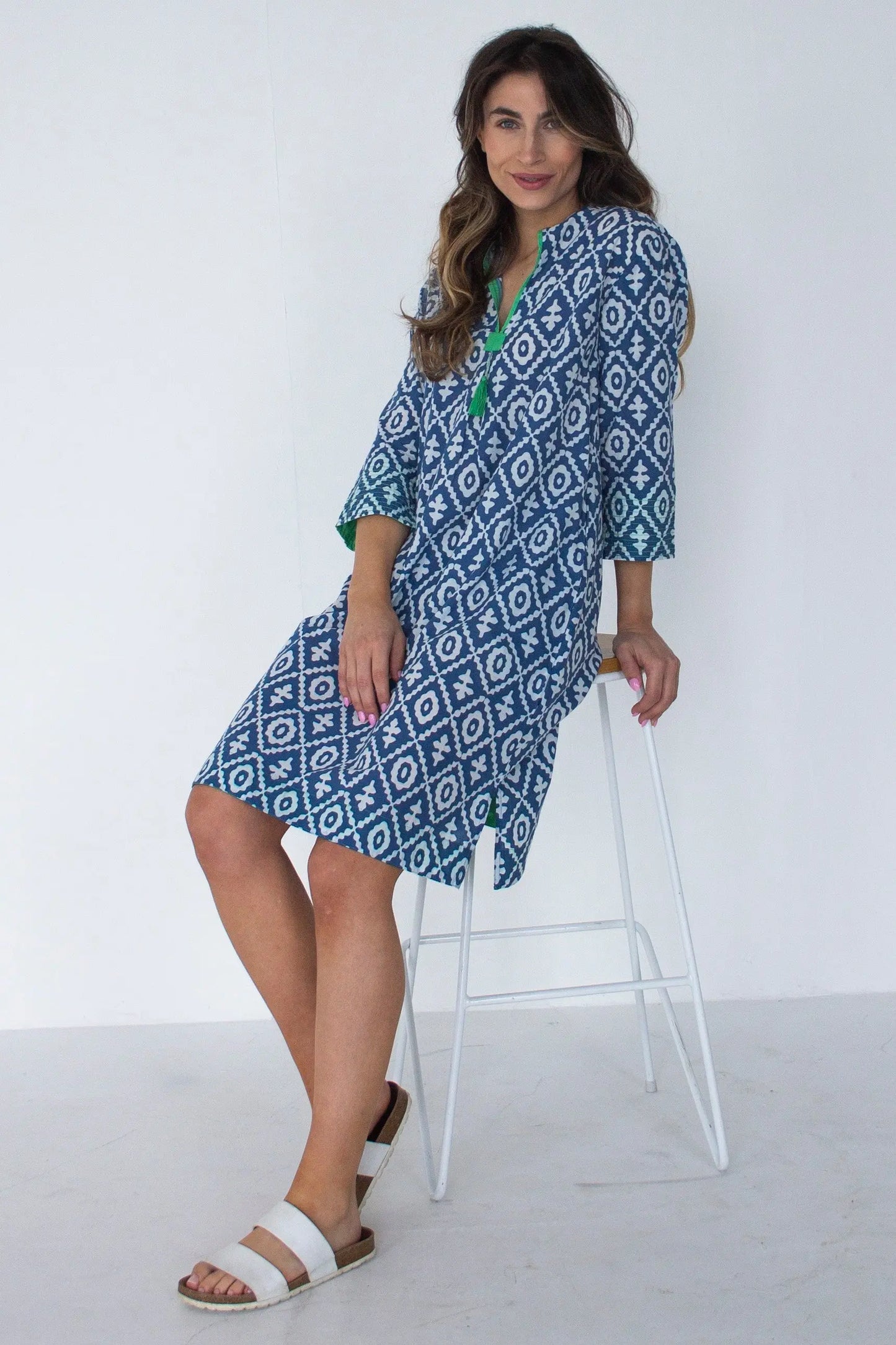 Royal Blue Kaftan Naree Clothing