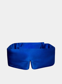 Royal Blue Silk Sleep Mask drowsysleepco