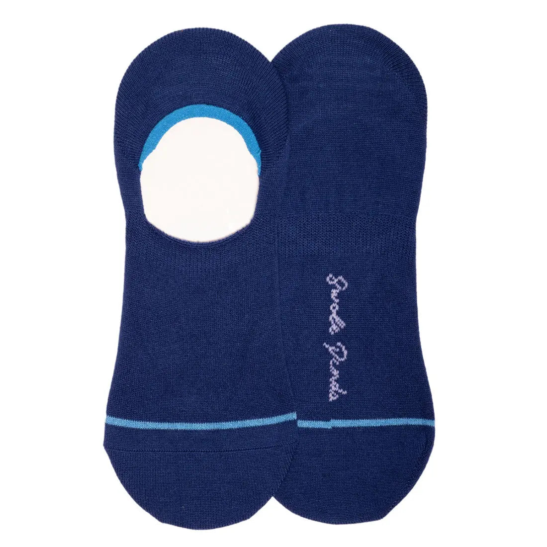 Royal Blue "No-Show" Bamboo Socks Swole Panda
