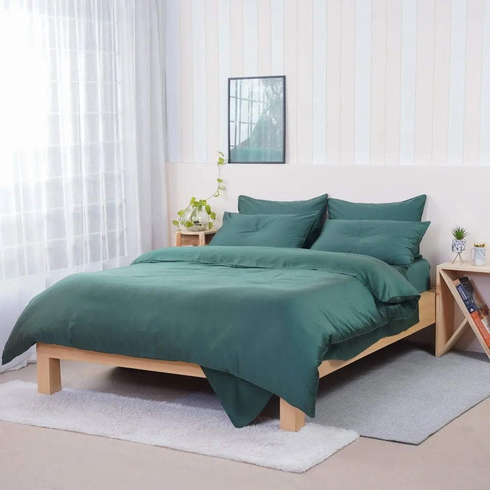 Royal Green Ackly Bamboo Bedding SHEET STORY