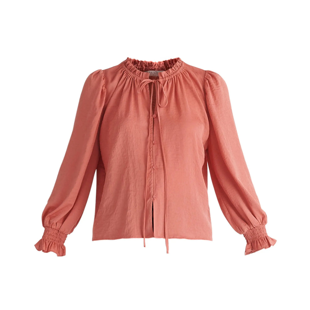 Ruched Collar Blouse Paisie