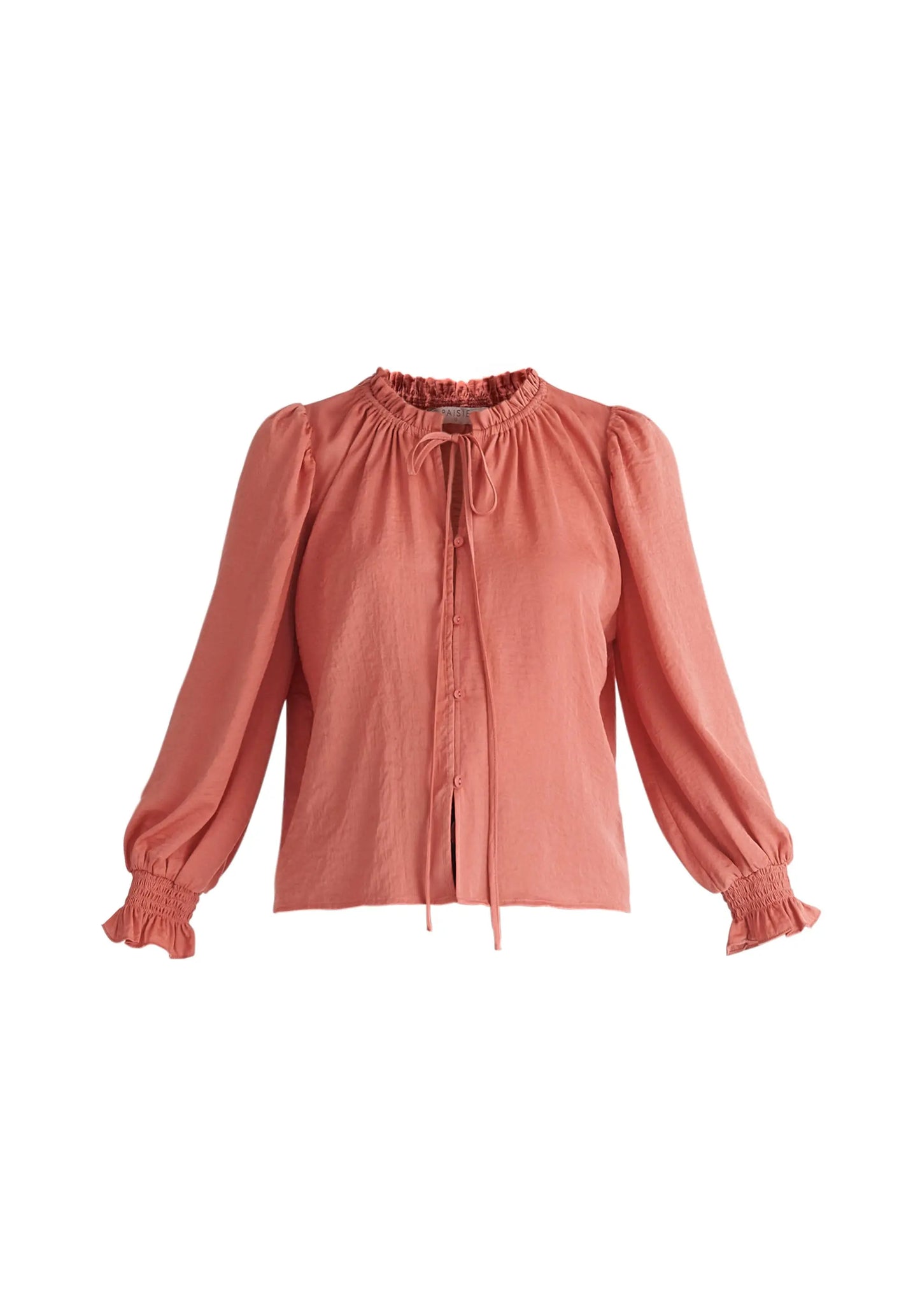 Ruched Collar Blouse Paisie