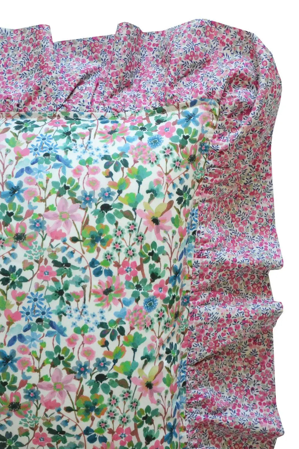 Ruffle Cushion Made With Liberty Fabric DREAMS of SUMMER Coco & Wolf