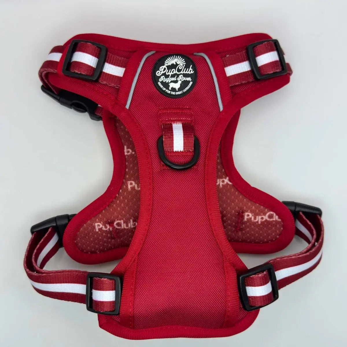 Rugged Rover™ Harness - Berry Red PupClub Couture