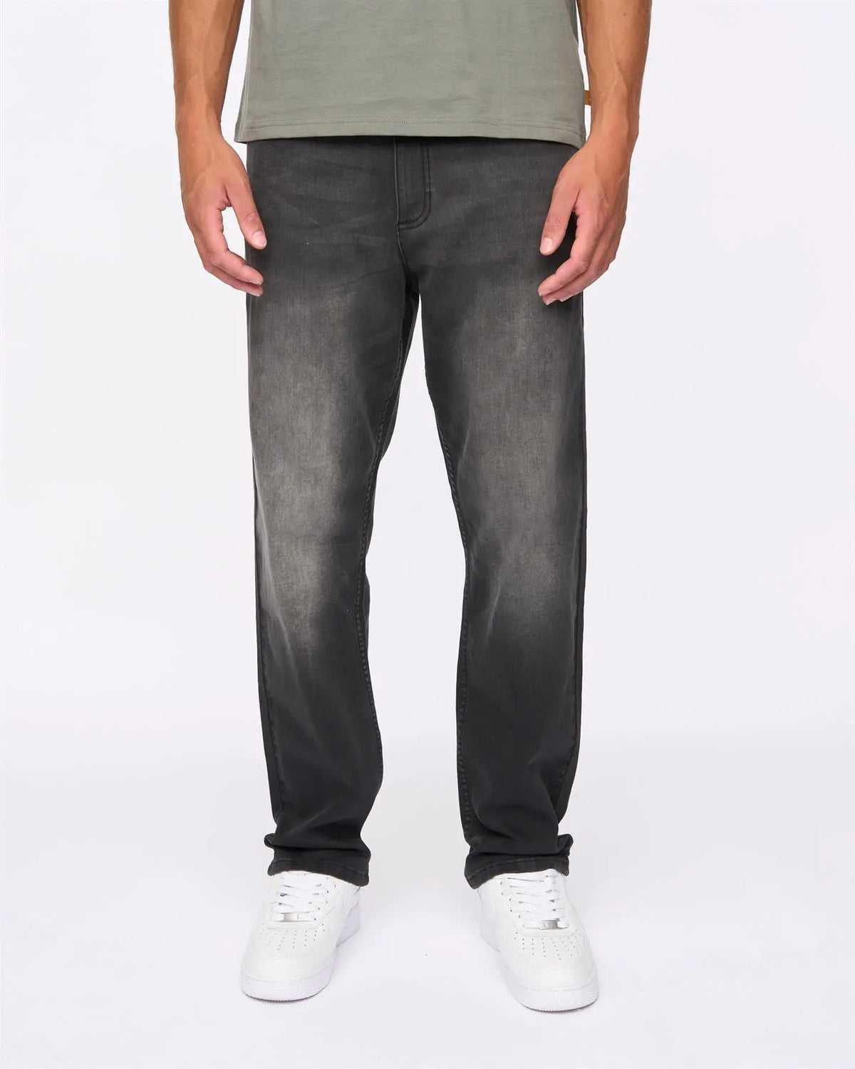 Rushawn Relaxed Fit Jeans Black Duck and Cover